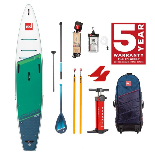 Red Paddle Co VOYAGER+ 13'2" x 30" x 6" SET