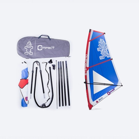 Starboard SUP Windsurfing Sail Compact BlueWhite Package